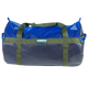 The Immersion Research World Class Gear Bag features blue and navy colors, green straps, a small front rectangular patch, and is made from abrasion-resistant material, shown against a plain white background.