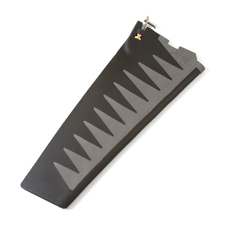 A black and gray blade on a white surface, compatible with the Hobie ST Fin - Replacement, V1/V2 & GT Drives.