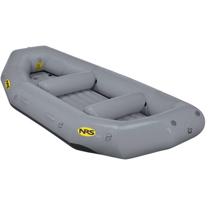 The NRS Otter Series Rafts offer outfitter-grade performance with durable Pennel Orca fabric, featuring three bench seats and prominently displaying NRS logos on the sides.
