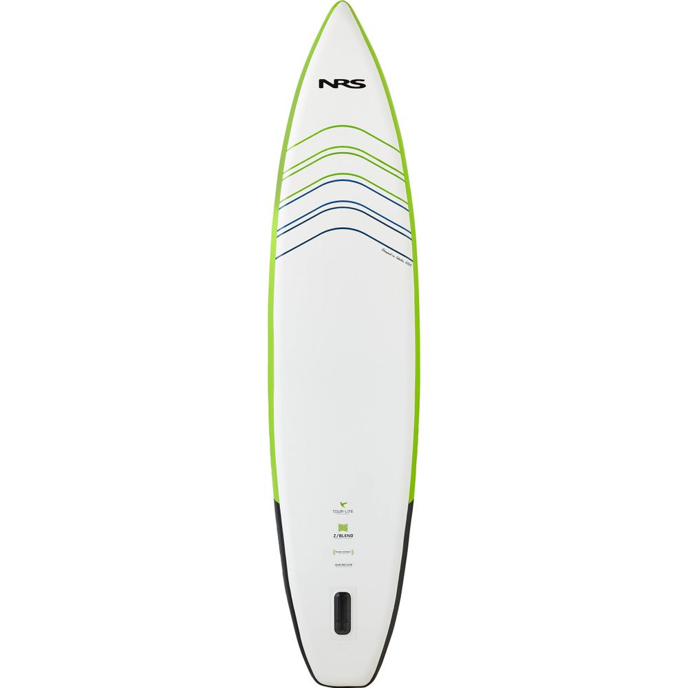 Featuring the Tour-Lite SUP Boardsmanufactured by NRS shown here from one angle.