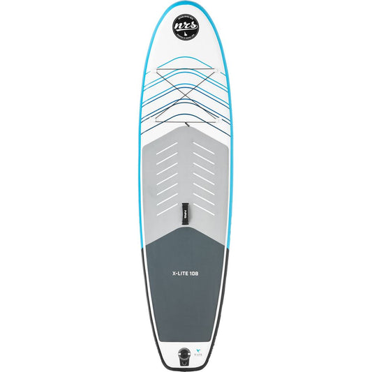 Featuring the X-Lite SUP Boards manufactured by NRS shown here from an eighth angle.