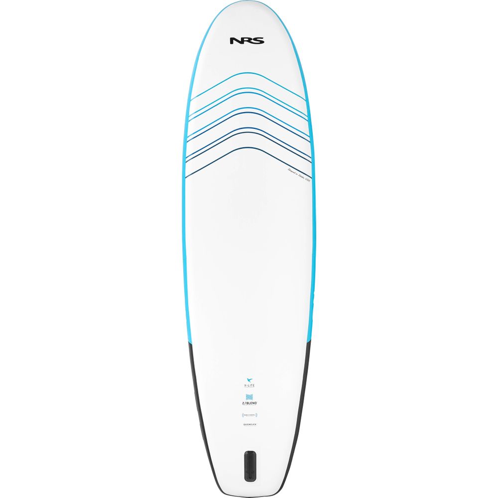 Featuring the X-Lite SUP Boards manufactured by NRS shown here from a thirteenth angle.