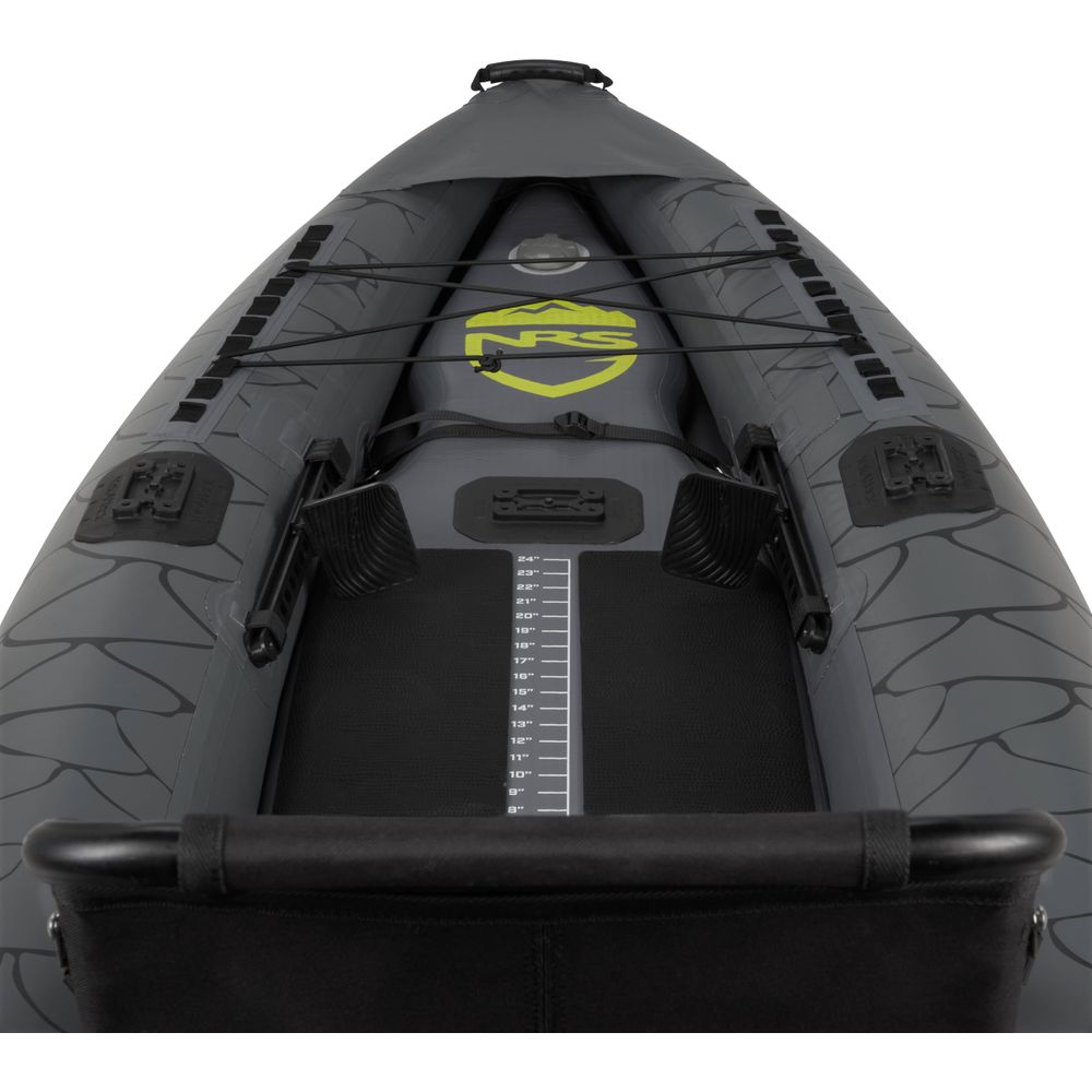 Featuring the STAR Pike Fishing IK fishing kayak, inflatable kayak manufactured by NRS shown here from a tenth angle.