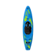 A blue and yellow Phantom kayak on a white background. (Brand: Dagger)