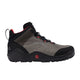 The Astral Pusha is a gray and black outdoor hiking shoe with red accents, black laces, a rugged sole, and amphibious design for canyoneering. "Astral" branding appears on the side with a small star pattern near the heel.