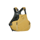 An Astral YTV 2.0 PFD is a yellow and black low profile personal flotation device.