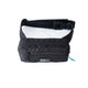 The River Station Gear Zip Hip Pack Waist Throw Bag features two zippered compartments, a quick-release adjustable black strap, and comes in black with a front "River Station" label.