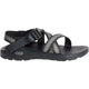 The Chaco Z1 Classic - Men's sandal, shown from the side against a white background, features adjustable black straps and a podiatrist-approved footbed—making it perfect for outdoor enthusiasts.
