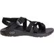 The Chaco Z2 Classic - Women's sandal in black features adjustable webbing straps, a toe loop, and a textured sole—ideal for women seeking durable hiking sandals.