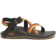 The Chaco Z1 Classic - Women's sandal features a black sole with adjustable yellow, red, and black straps—shown in side profile—for stylish hiking. Limited edition.