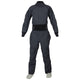 The Kokatat Icon (Hydrus 3.0) Drysuit - Women's is a black, long-sleeve drysuit with a high collar and attached booties, providing waterproof protection for paddling. Shown on a white background.