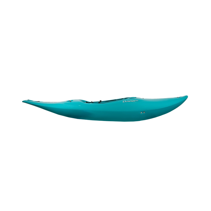 Dagger Indra Whitewater Kayak, Color Turquoise, Side Profile