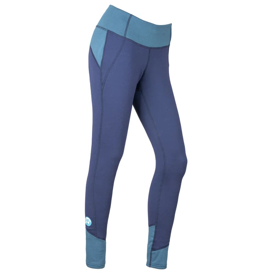 A woman's Immersion Research Susitna Pants with a blue and blue color scheme.