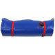 A blue and red Jacks Plastic Super Grande Paco Pad sleeping bag on a white background.