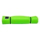 A bright green cylindrical exercise sandbag with black straps and a black logo patch, shown on a white background—perfect to pair with your Jacks Plastic Welding Pickup Paco Pad for versatile workouts or added camping comfort.
