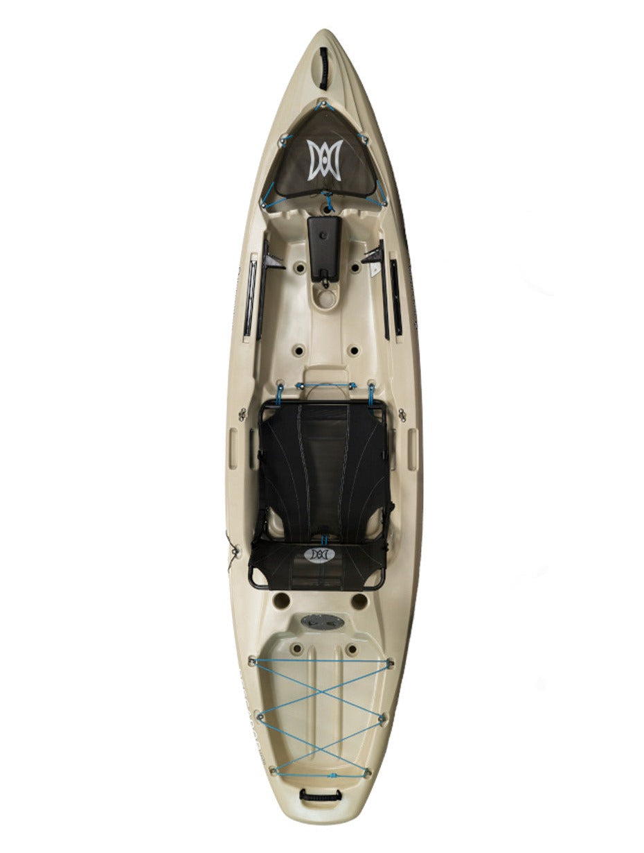A Perception Pescador Pro 10 & 12 fishing kayak on a white background.