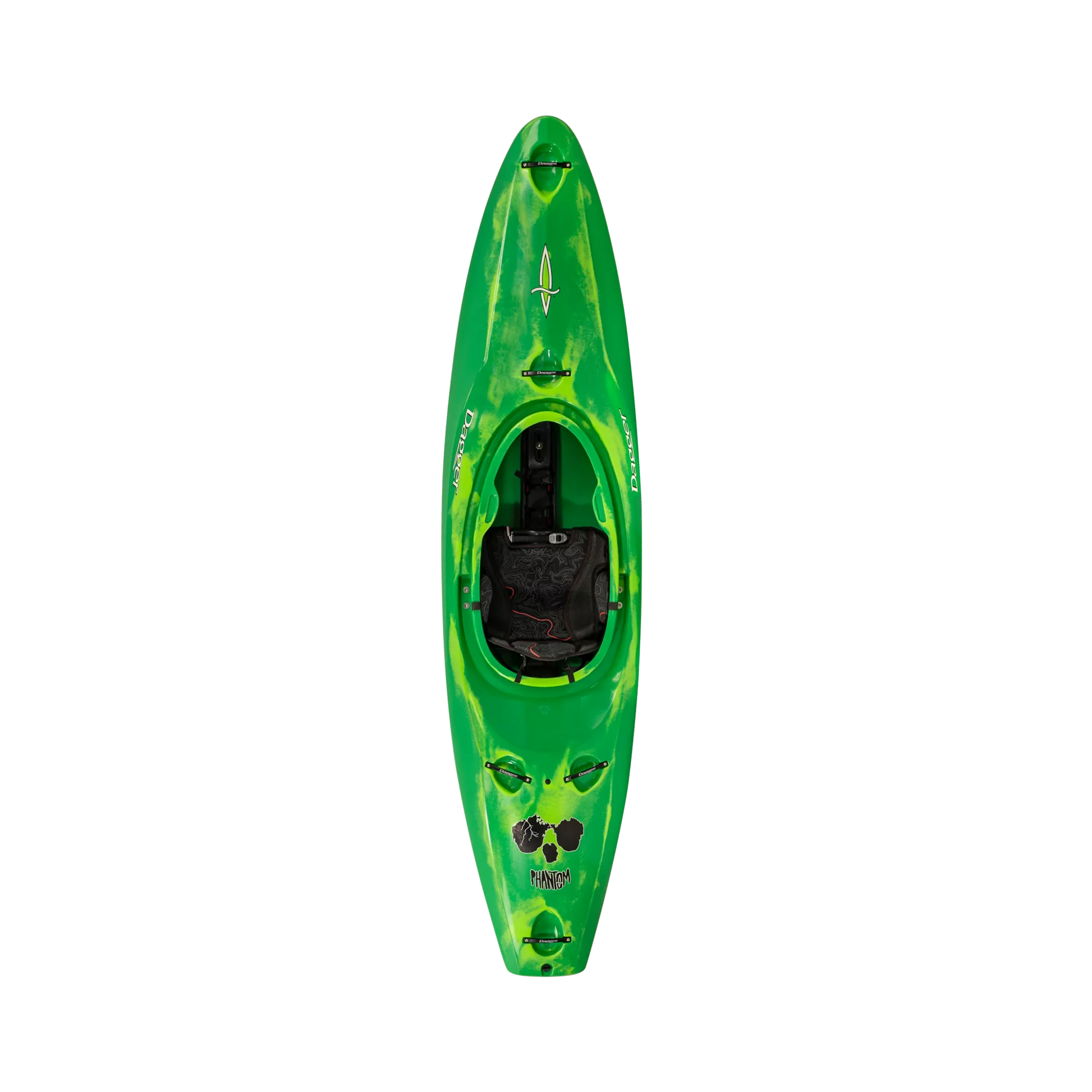 Green Smoke Dagger Phantom creek/whitewater race kayak.