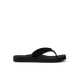 The REEF Cushion Breeze Reef Flip Flops feature a black thong-style strap, flat sole, and anatomical arch for comfort—perfectly displayed on a plain white background.