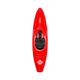 The Red Dagger Code creek whitewater kayak with new thigh brace system.
