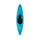 Turquoise Dagger Rewind whitewater river play kayak with new thigh brace system.