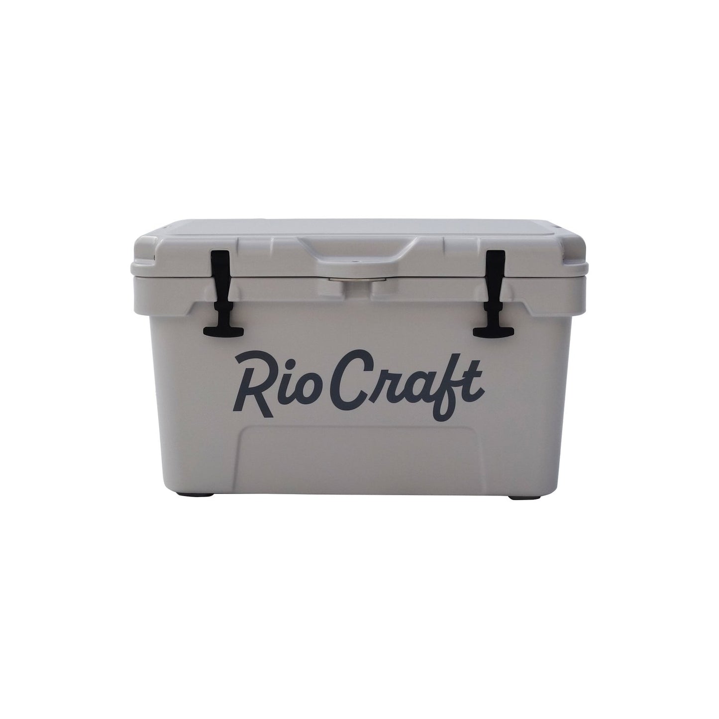 An ice-cold cooler with the words "Rio Craft" on it.