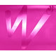 A pink background showcases the Skuxx Deluxe with a stylized, gradient "W" logo by Waka Kayaks, designed to evoke a down river freestyle flow, placed diagonally from bottom left to top right.