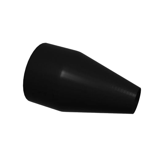 The Immersion Research Conical Wrist Gasket is a black, conical plastic nozzle with a wide base tapering to a narrow opening—perfect for installing or maintaining latex wrist gaskets or other dry suit gaskets.