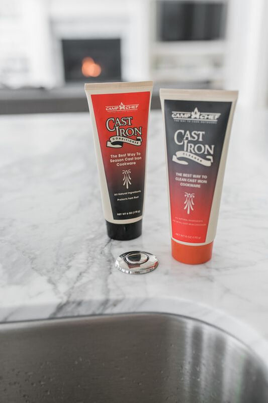 cast iron cleaner and conditioner to help keep your pieces fresh.