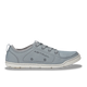 The Loyak - Women's sneaker by Astral, perfect for kayaking, features "ASTRAL" on the side. It has textured fabric, a lace-up design, and a white FlexGrip sole. Left side view.