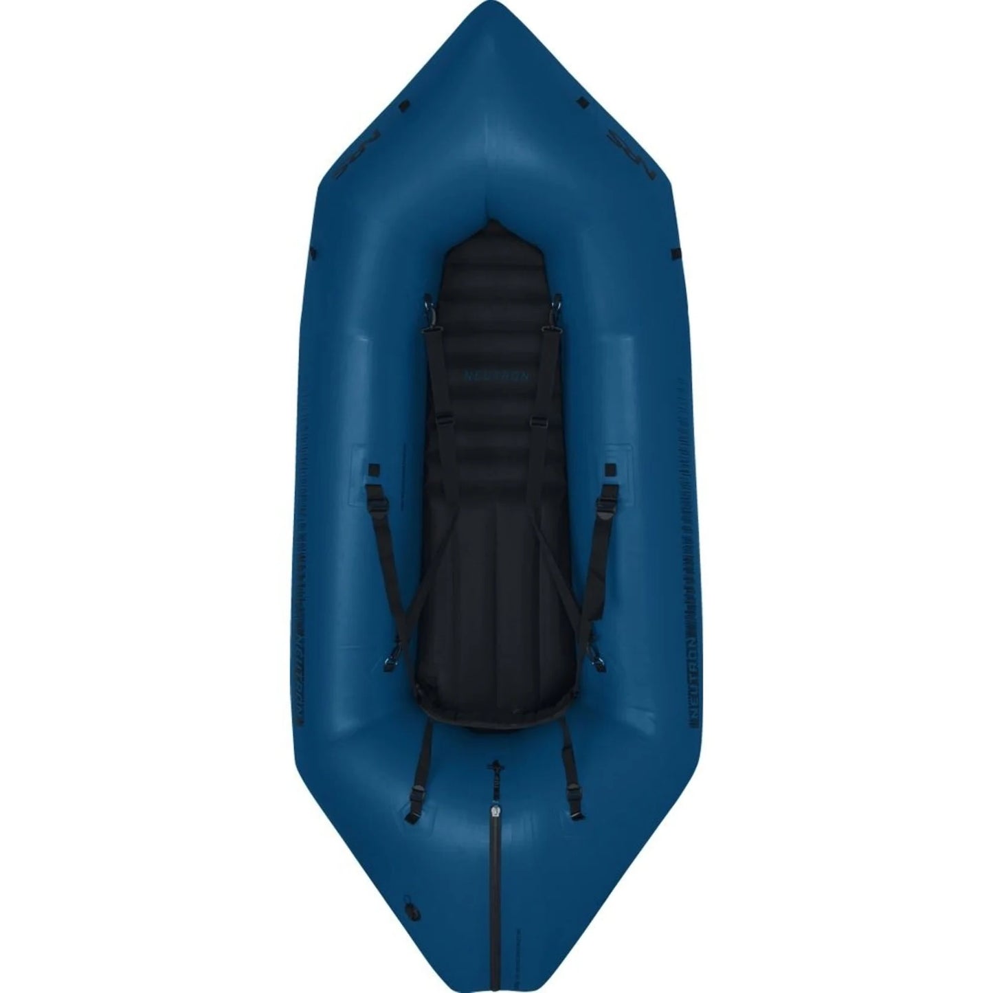 An NRS Neutron Packraft floating on a white background.