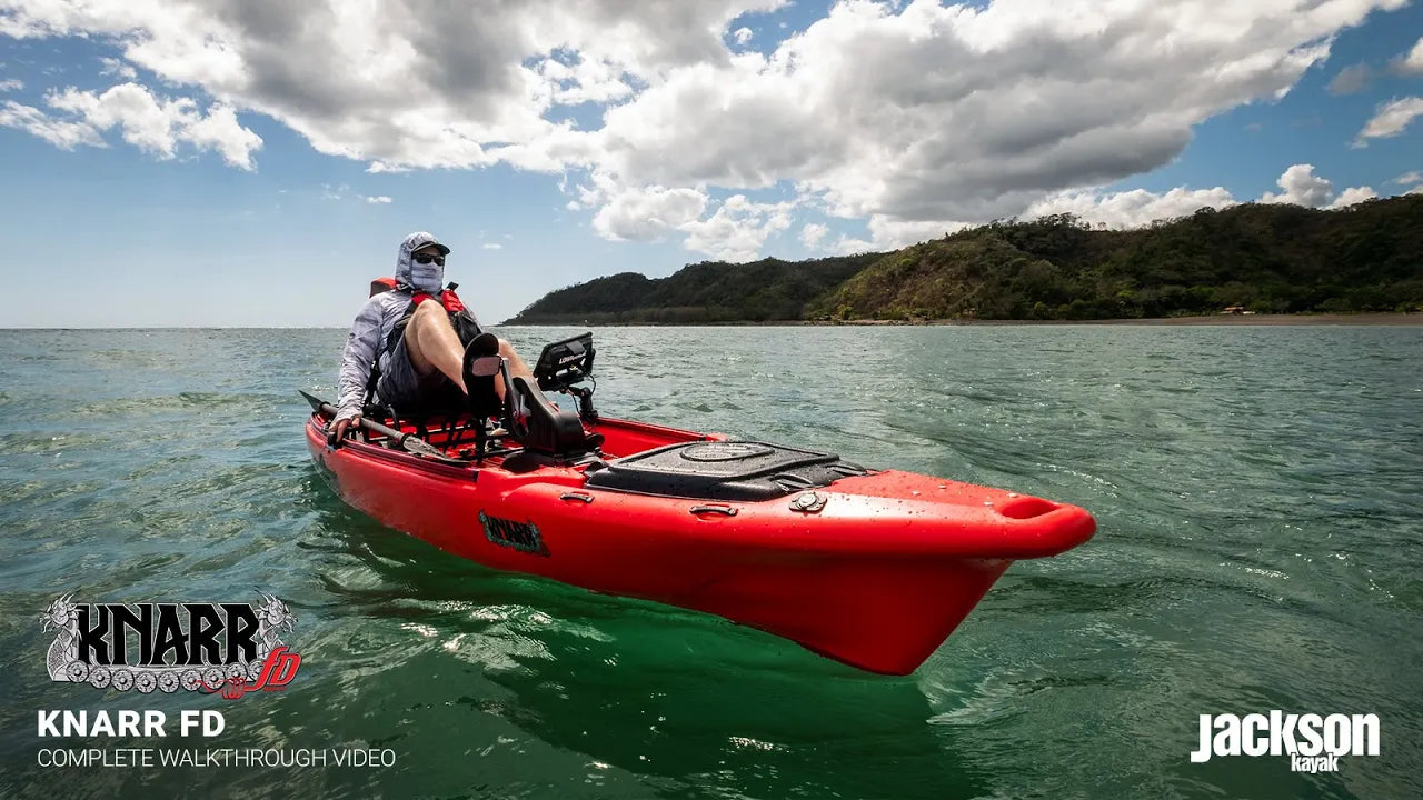 Jackson Kayak Knarr FD 13'9 Pedal Drive Fishing Kayak - 4Corners Jackson Kayak Knarr FD 13'9 Pedal Drive Fishing Kayak - 4Corners