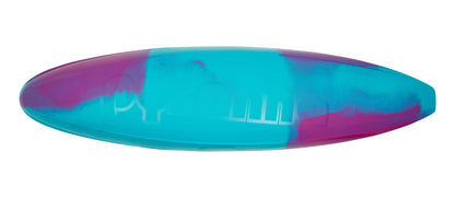 A Ripper 2 ball by Pyranha in blue and purple on a white background.