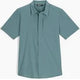 The Astroman Air SS Shirt from Outdoor Research is a short-sleeve button-up in solid teal, featuring a standard collar and single chest pocket.