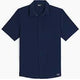 The Outdoor Research Astroman Air SS Shirt is a dark blue button-up short-sleeve shirt on a white background.