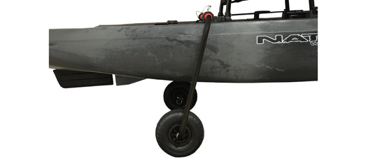 Introducing the Native Watercraft kayak, now featuring the SideKick Kayak Wheel System for effortless on-land transport. The landing gear wheels ensure easy maneuverability, making your kayaking adventures seamless and enjoyable.