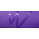 A stylized “W” appears on a purple surface, ending in a spiral that echoes the dynamic curves of the Stoke creek boat by Waka Kayaks.