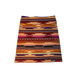 The FunLuvin' Fleecewear's FunLuvin' Fleece Skirt, showcasing a multicolored geometric pattern with hues of brown, red, orange, and purple, is displayed flat on a white background.