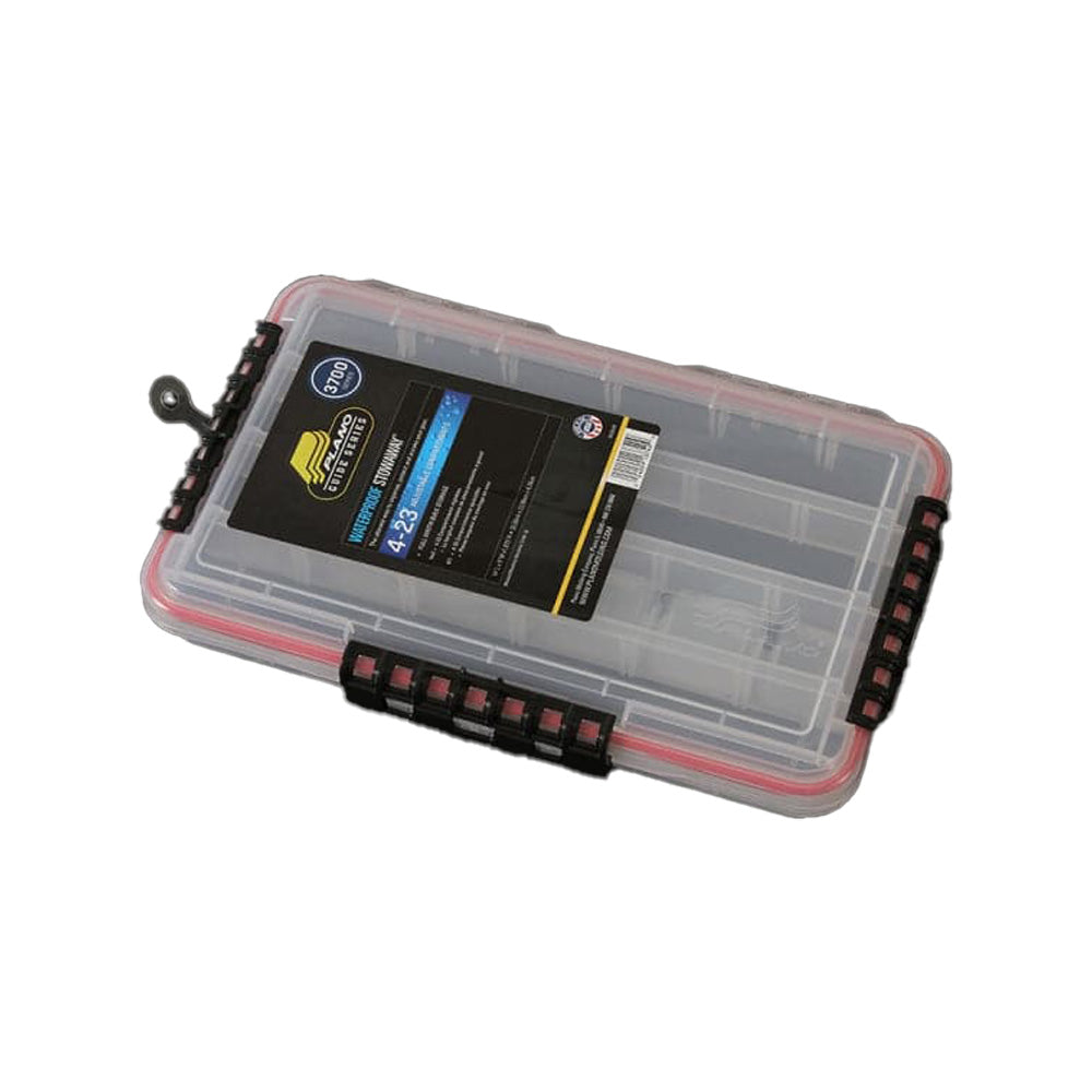 A Hobie tackle box with removable dividers.