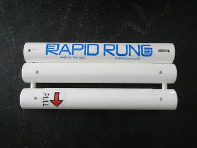 A white tube with the word Rapid Rung on it.