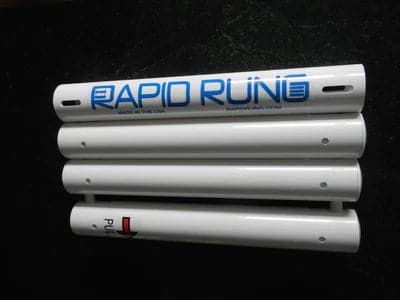 A white tube with the word Rapid Rung on it.