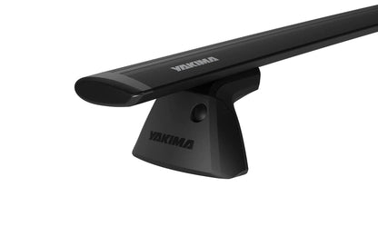 Featuring the Baseline Towers roof rack manufactured by Yakima shown here from a second angle.