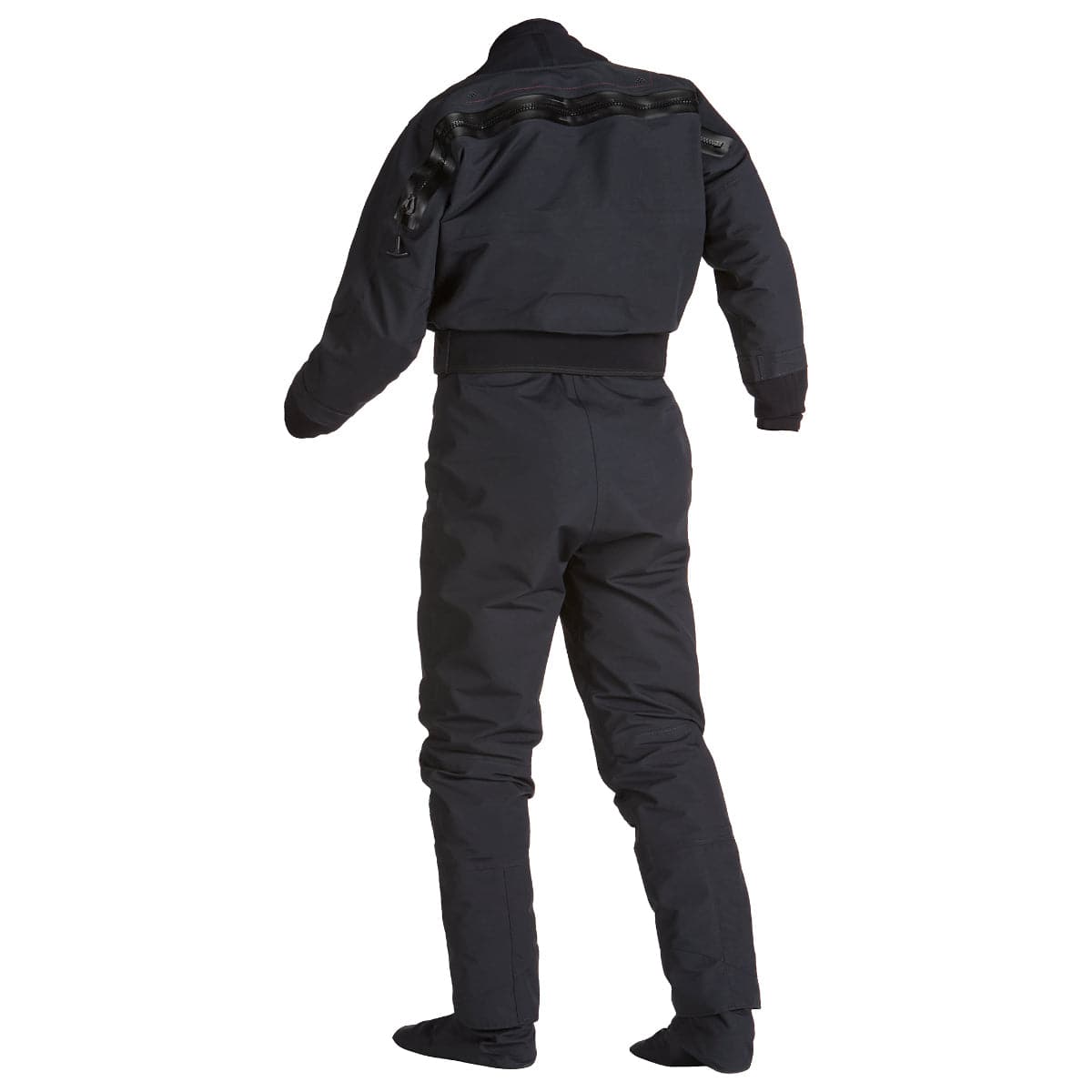Featuring the Devils Club Drysuit men's dry wear manufactured by Immersion Research shown here from a second angle.