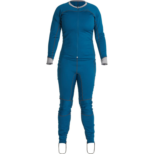 Featuring the Expedition Union Suit W's union suit, women's thermal layering manufactured by NRS shown here from one angle.