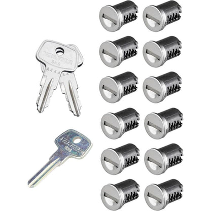 a set of Yakima SKS Lock Cores on a white background.