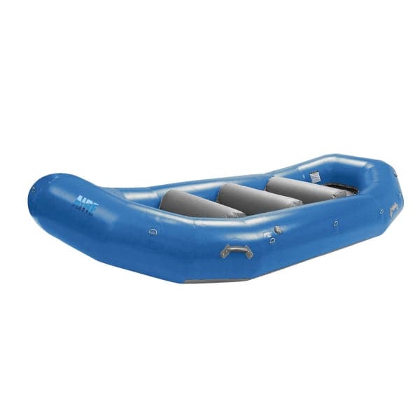 Featuring the E-Series Rafts raft manufactured by AIRE shown here from a fourth angle.
