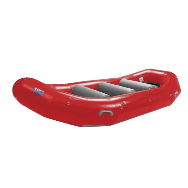 Featuring the E-Series Rafts raft manufactured by AIRE shown here from a fifth angle.