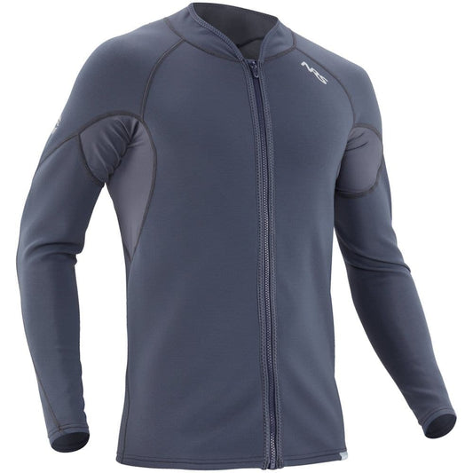 Featuring the Hydroskin 0.5 Jacket men's thermal layering manufactured by NRS shown here from one angle.