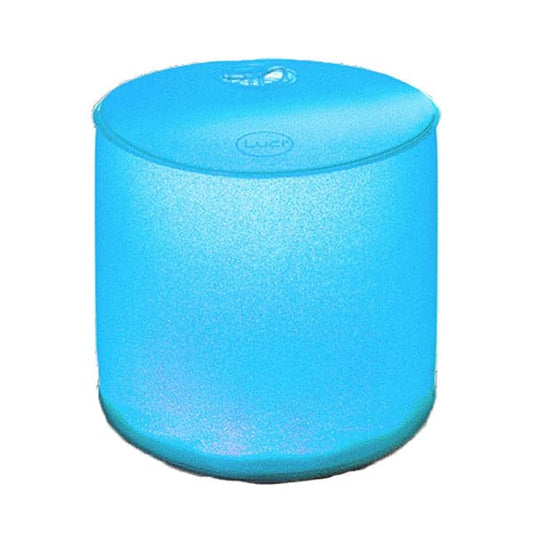 Featuring the Luci Color electronic, flashlight, gift for kayaker, gift for kid, gift for rafter, headlamp, speaker manufactured by MPowerd shown here from one angle.