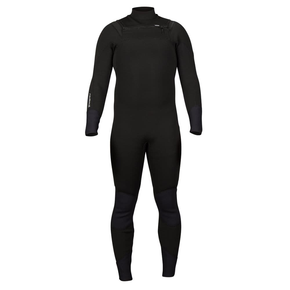 Featuring the Radiant 3/2 Wetsuit men's thermal layering manufactured by NRS shown here from one angle.