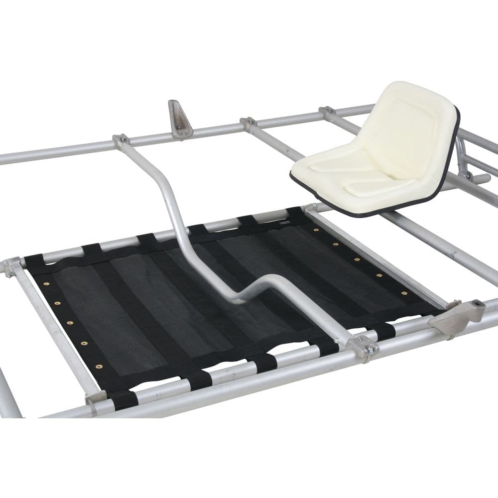 Featuring the Lower Cat Rail Spreader Bar cataraft frame, frame accessory, frame part manufactured by NRS shown here from a second angle.
